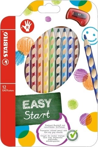 STABILO EASYstart komplet barvic za desničarje
