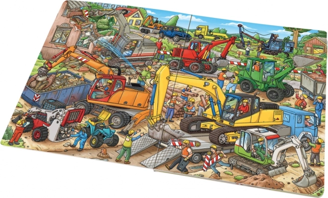 Ogromne in podrobne ilustracije gradbišča