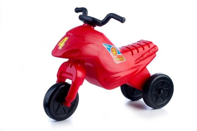 Poganjalec Superbike 4 mini plast višina sedeža 26cm nosilnost do 25kg od 18 mesecev