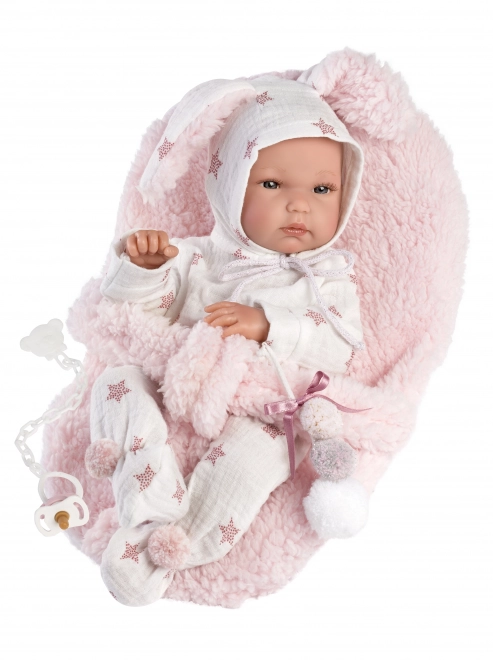 Llorens M635-86 oblek za punčko dojenčka NEW BORN velikost 35-36 cm