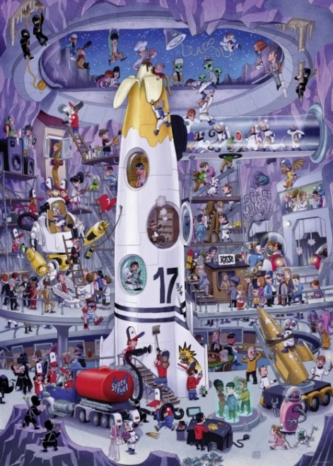 HEYE Puzzle Start rakete 1000 kosov