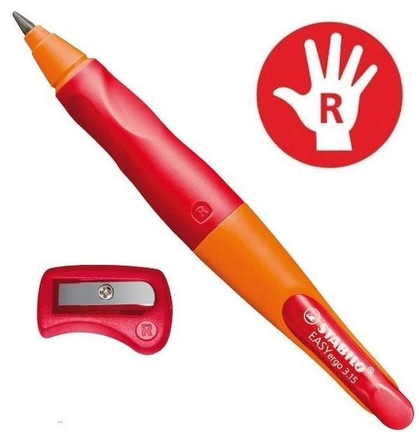 STABILO EASYergo svinčnik za desničarje 3,15 mm oranžna