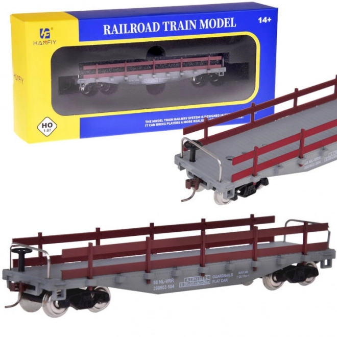Odprt tovorni vagon za modelno železnico H0 1:87