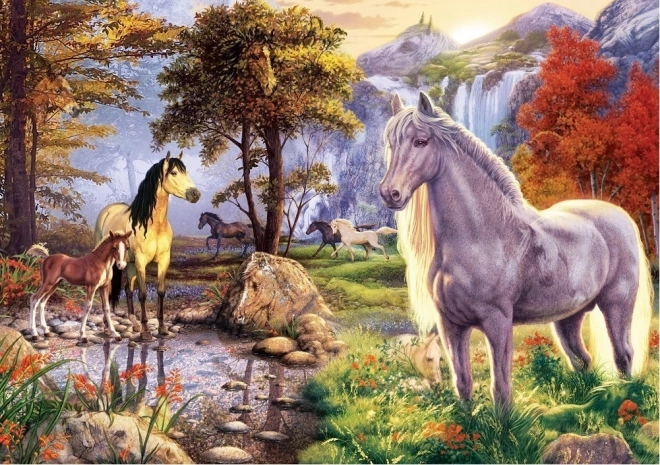 Sestavljanka ART PUZZLE Skriti konji 1000 kosov