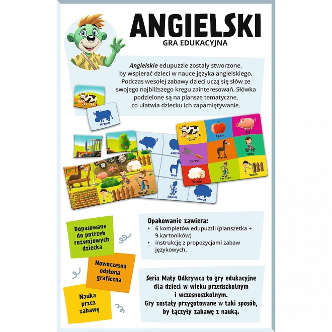 Mali odkrivalec - Poučna igra angleščina Trefl
