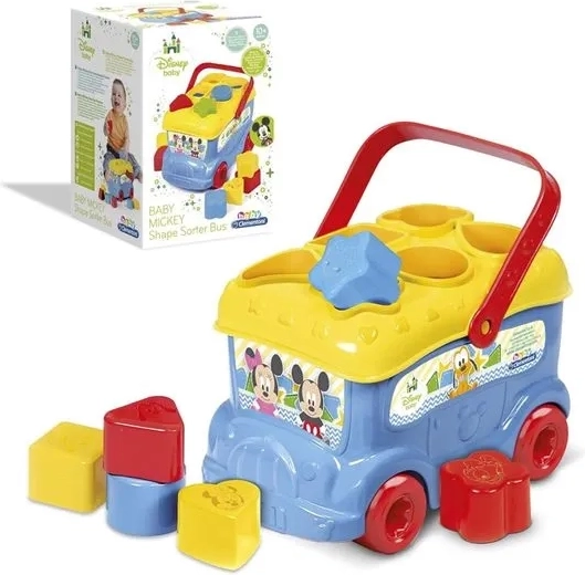 Clementoni Baby Vstavljalni avtobus Disney Mickey
