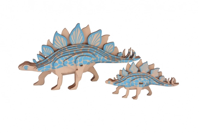 Lesena 3D sestavljanka Stegosaurus 2v1