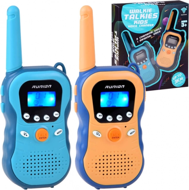 Otroške radijske postaje walkie-talkie z dosegom do 3 km in modulatorjem glasu