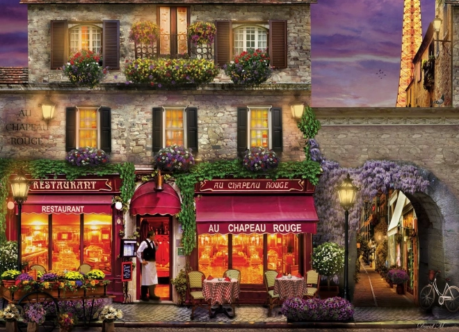 Sestavljanka EUROGRAPHICS Restavracija The Red Hat, Pariz – 1000 koščkov