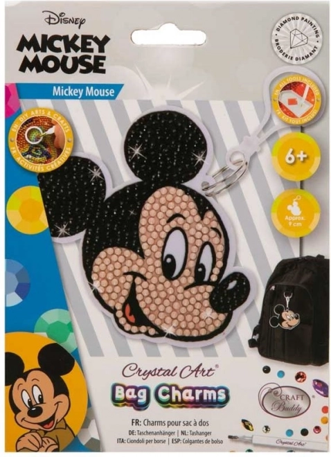 Kristalna umetnost obesek Mickey Mouse