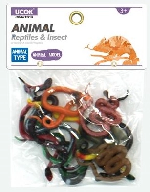 Živali figurice kače set 12kos 10 cm