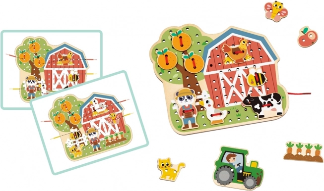 2Kids Toys Vezalna igra Kmetija