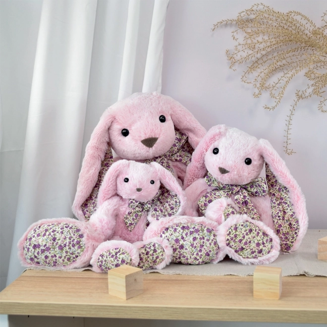 Doudou Histoire d´Ours Plišasta igrača roza zajček 25 cm