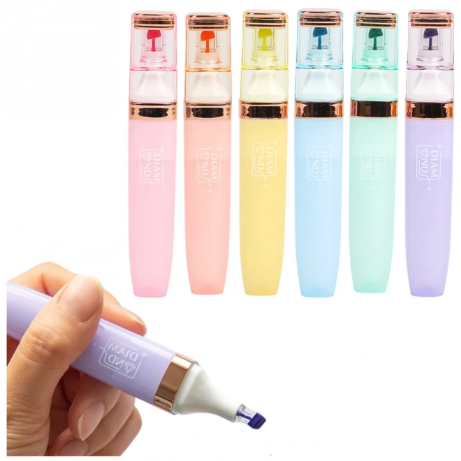 Pastelni flomaster set 6 kosi