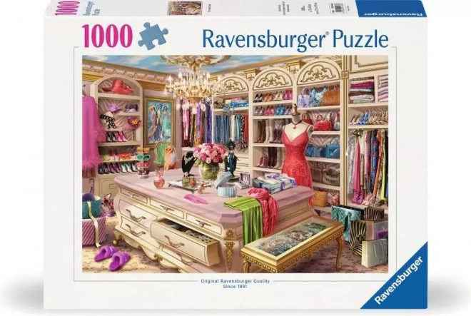 Ravensburger puzzle Očarljiva garderoba 1000 delčkov