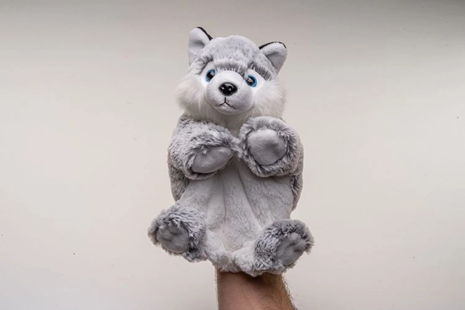 Plišast Pes Husky 25 cm