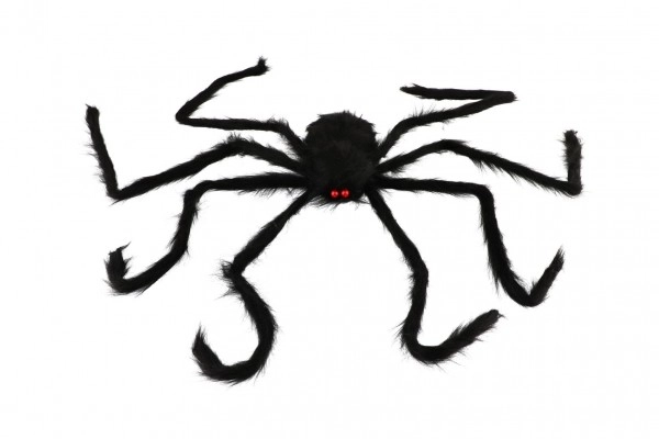 Velik halloweenski plišasti pajek 125 x 8 cm