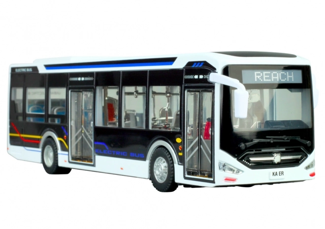 Električni mestni avtobus 1:42 Kovinska lučka bela