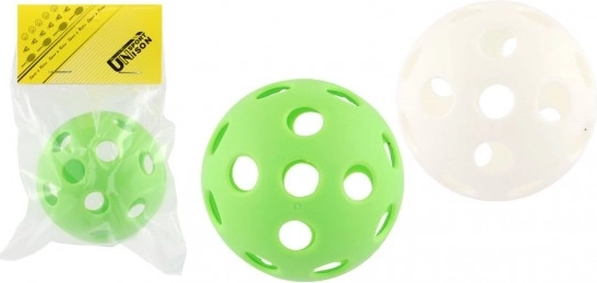 Plastna florbalna žogica 7 cm, mešanica barv