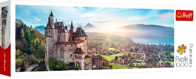 Panoramske sestavljanke 1000 kosov – grad Menthon, Francija