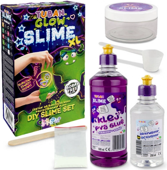 TUBAN slime komplet XL, sveti v temi