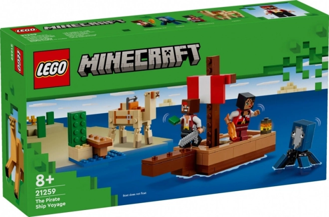 LEGO Minecraft 21259 Piratsko popotovanje