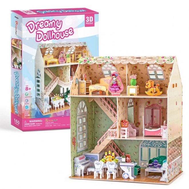 3D puzzle hiška za lutke Dreamy