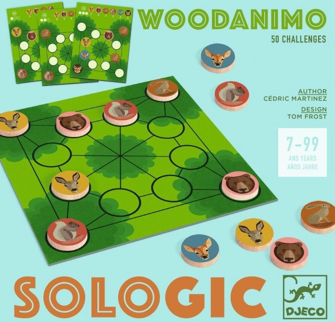 Djeco Lesena Logična Igra Woodanimo