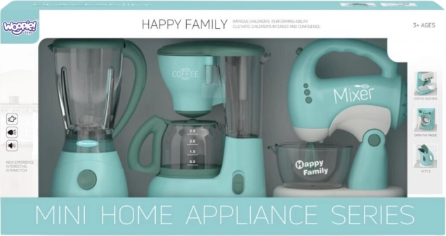 WOOPIE Komplet domačih naprav za otroke 3v1 Mešalnik Blender Kuhinjski robot