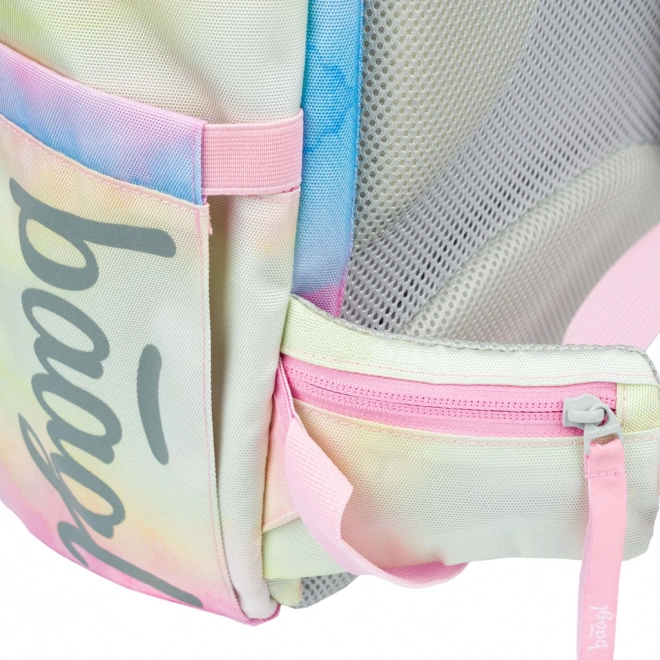 BAAGL Šolski nahrbtnik Airy Rainbow Unicorn