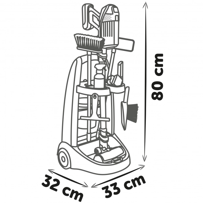 Smoby Rowenta čistilni voziček s sesalcem