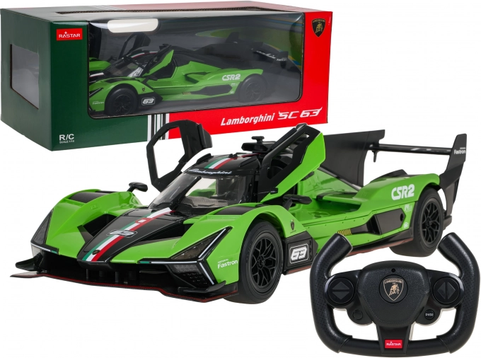 Rastar daljinsko voden avto 1:14 Lamborghini SC63 zelen