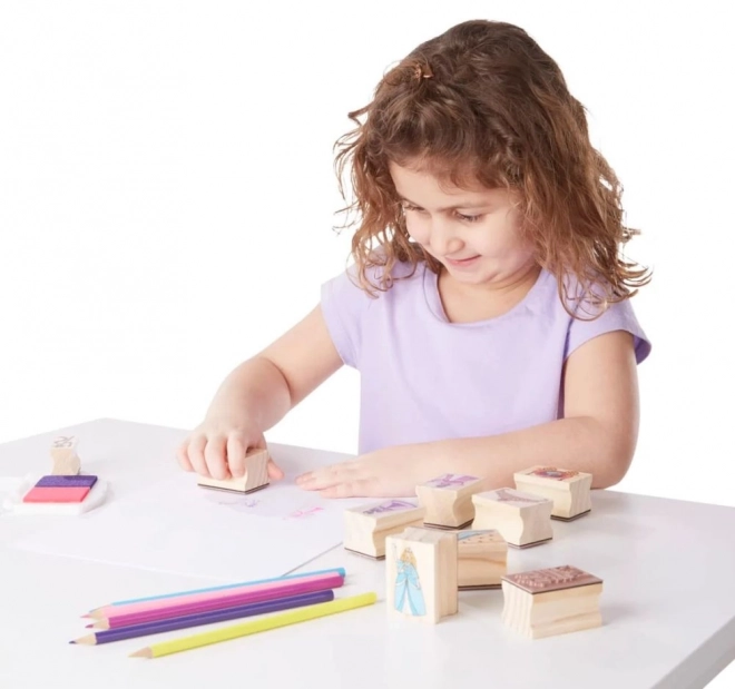 Melissa in Doug - Set žigov Princeske