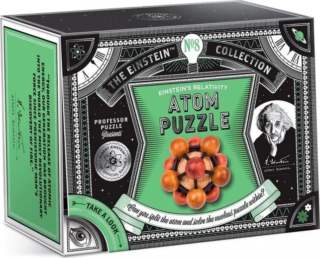 Profesor Puzzle Lesena Uganka Atom