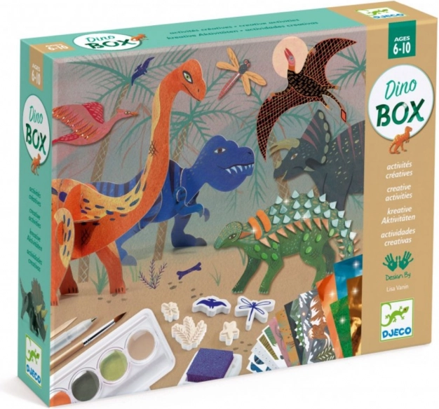 Luksuzni umetniški set Dinosavri