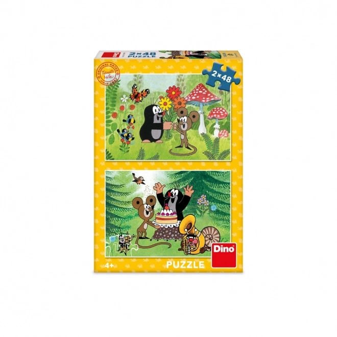 Dino Puzzle Krtek Praznovanje