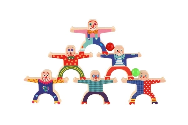 Igra ravnotežni herkules mini plastika 26 kos 3 barve v škatli 21x19x3,5cm
