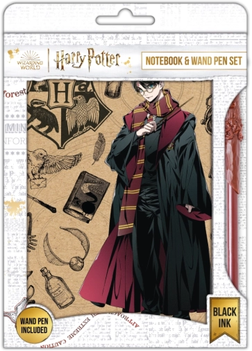 Harry Potter beležka s pisalom Navy & Gold