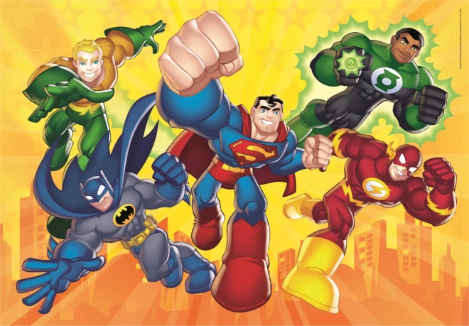Sestavljanka DC Super Prijatelji 4v1 za otroke