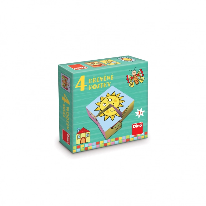 Dino kocke za najmlajše otroke 4 kosi