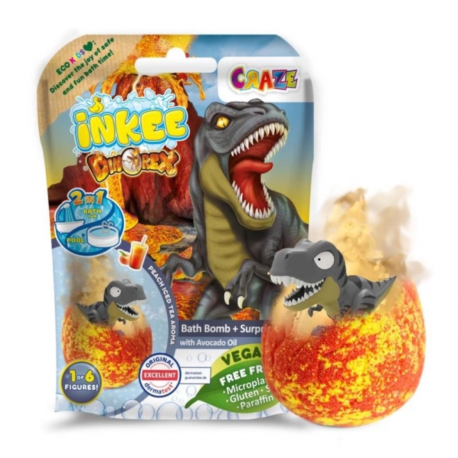 Šumiva bomba za kopel s presenečenjem Dinosaurus