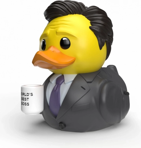 Ikonični Michael s skodelico »World’s Best Boss«