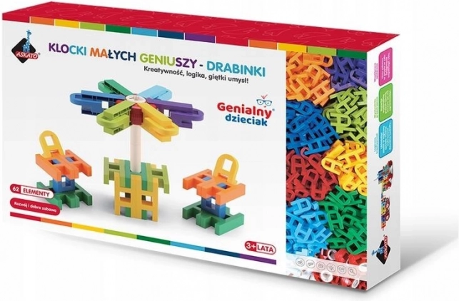 Izobraževalni prostorski set za sestavljanje – 62 delov