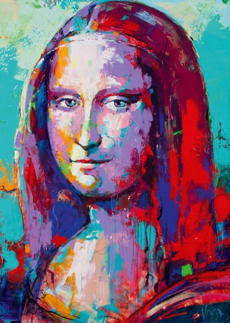 Sestavljanka 1000 koščkov Mona Lisa – VOKA (HEYE)