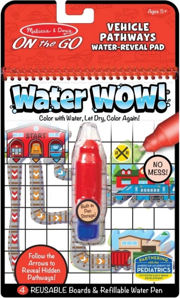 Vodne pobarvanke Najdi pot – vozila WaterWow