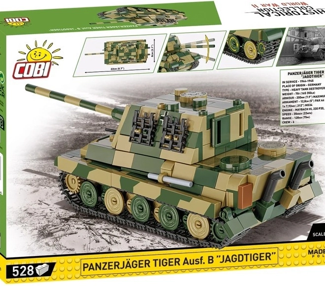 Konstrukcijska garnitura Tank Panzerjäger Tiger Ausf. B Jagdtiger