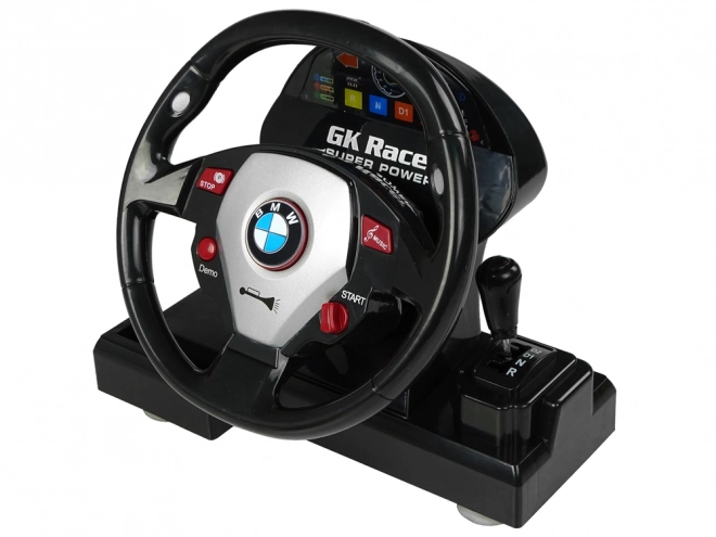 BMW M3 daljinsko voden avto črn 2.4G volan 1:18 zvočna svetila