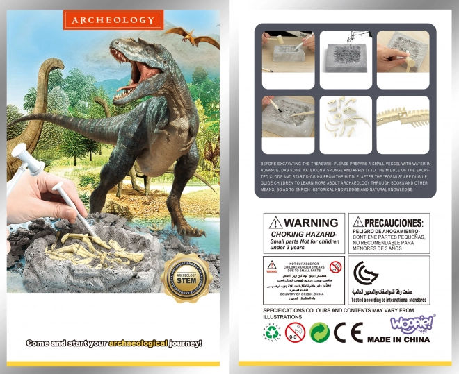 Woopie kreativna igrača dinozaver okostje izkopavanja