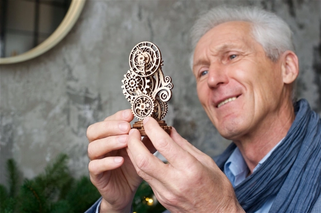 Ugears 3D lesene mehanske uganke Steampunk ura