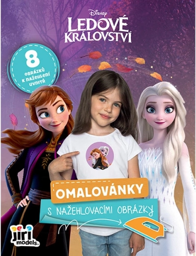 Pobarvanka z nalepkami za likanje FROZEN – Ledeno kraljestvo